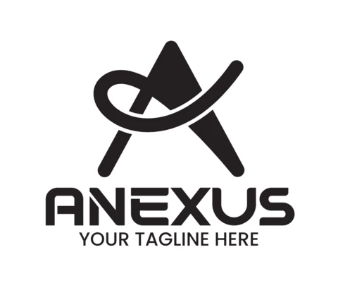 Anexus Brief eine moderne stilvolle Logo-Design-Vorlage