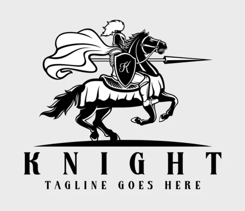 Kinght Logo Design Template