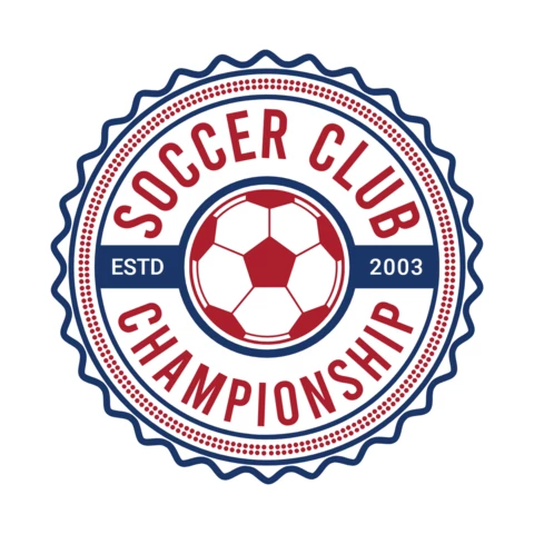 Soccer Club Championship Sports Logo Design Template