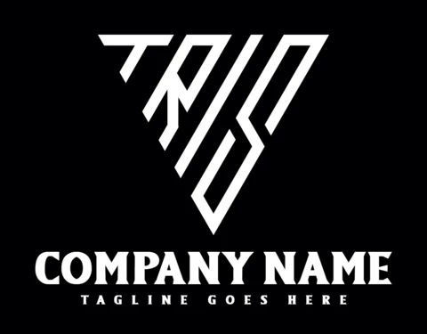 Letter TRIS Company Business Logo Design Template
