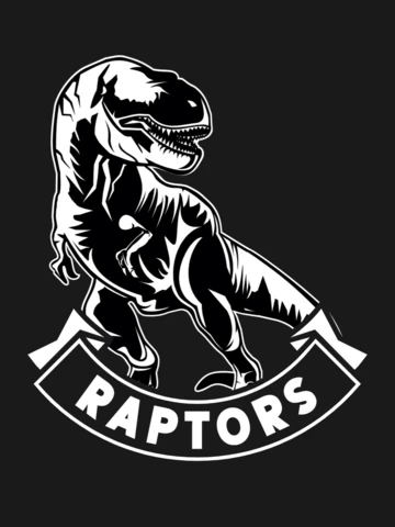 T-Rex Raptor Dinosaur T-Shirt Design Template