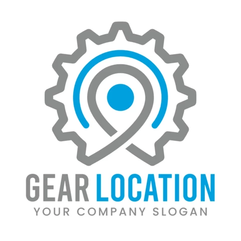 Designvorlage für das Getriebestandort-Logo