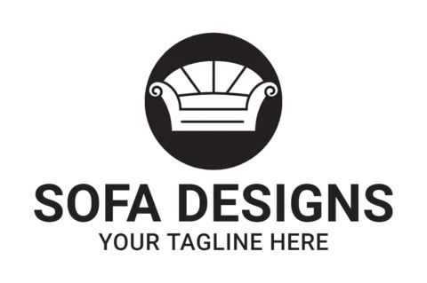 Sofa Designs Logo Design Template