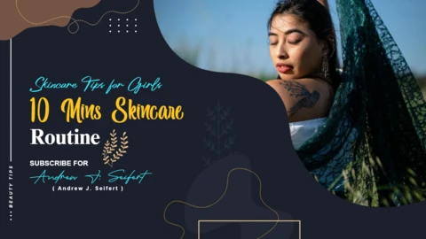 Conseils de beauté pour les femmes, vignettes de chaînes youtube, modèle de post design