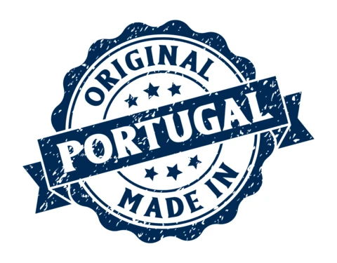 Modèle de logo pour le timbre Made in portugal