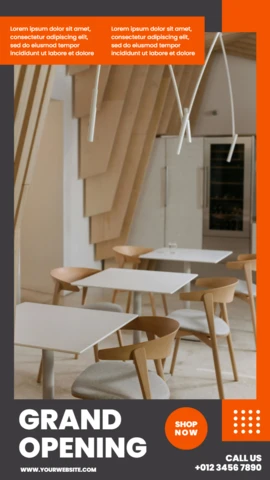 Ontwerpsjabloon voor Instagram-post van restaurantverkoop