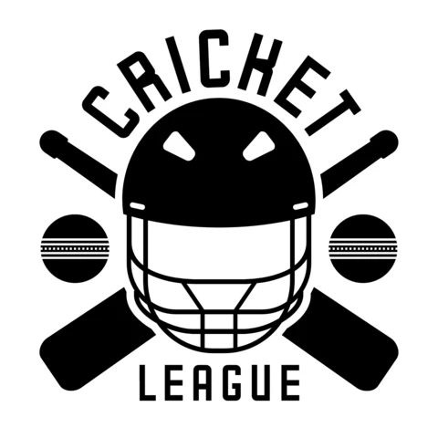 Cricket League Logo Design Template