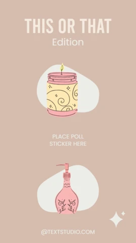 'This Or That' Poll Template Social Media Story Design Template