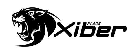 Black Xiber Logo Design Template