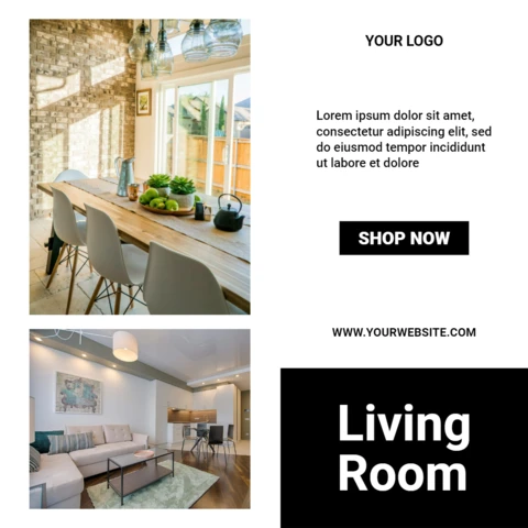 Elegant Minimalist Social Media Advertising Post Design Template