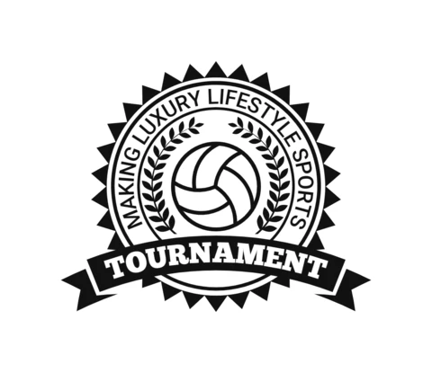 Basketball Tournament Championship Sports Logo Design Template