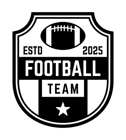 Football Team Logo Design Template