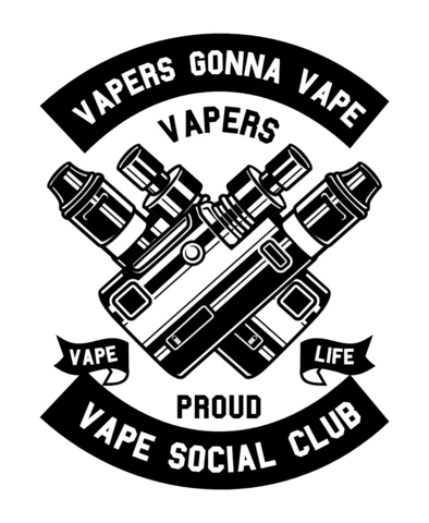 Vape Social Club T-shirt Design Template