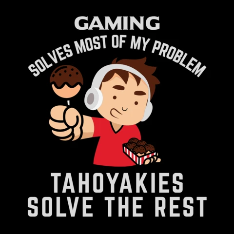 Niedlicher junge gaming t-shirt design vorlage
