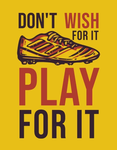 Football Shoes Vintage T-shirt Design Template