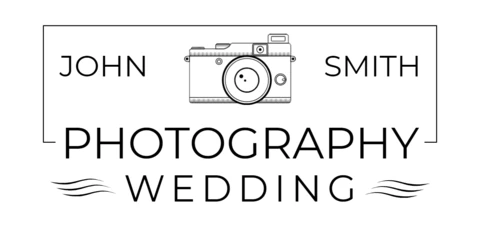 Wedding Photography Logo Template Design