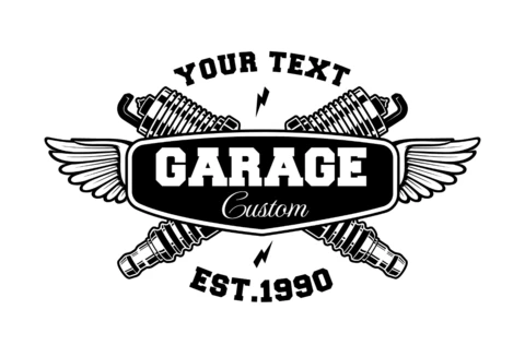 Vintage gekreuzten kolben mit flügeln t-shirt design vorlage