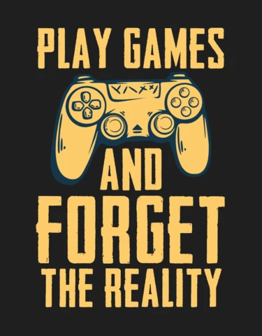 Stick Game Console Vintage T-Shirt Design Template