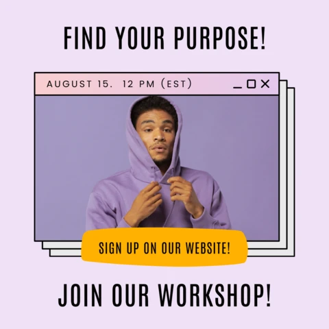 Find Your True Self Blog Promotion Instagram Post Design Template