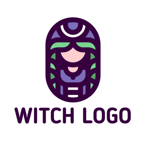 Witch Logo Design Template