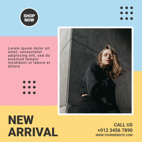 New Arrival Fashion Instagram Post Design Template