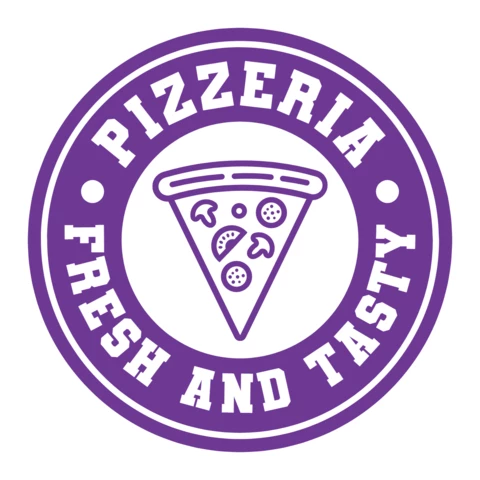 Logo per pizzeria fresca e gustosa