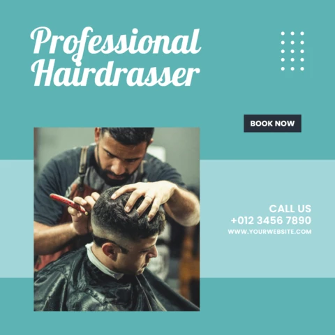 Spa Center Promotional Social Media Post Design Template