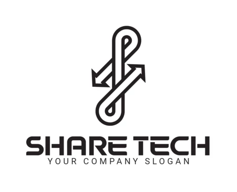 Condividi il modello di progettazione del logo tecnologico