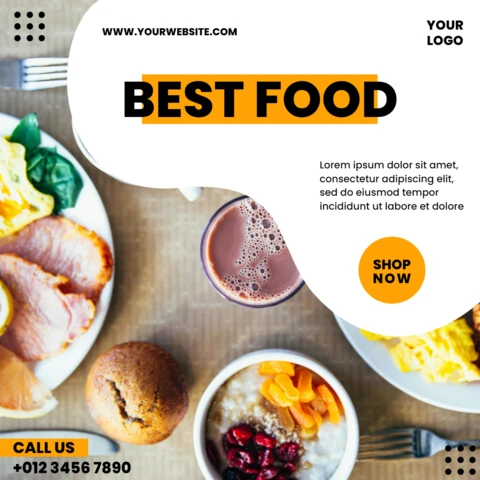 Cheery Wavy Dashing Instagram Post Design Template