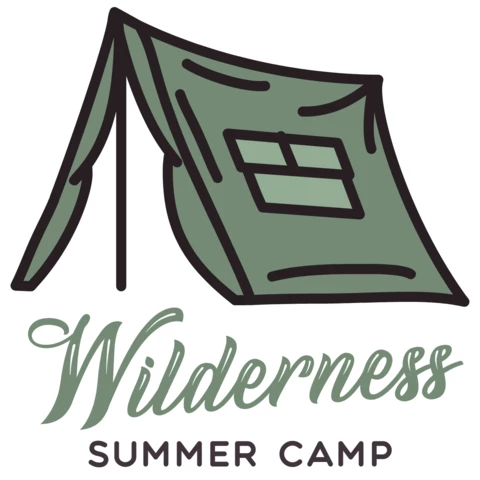 Wilderness Summer Camp Logo Template Design