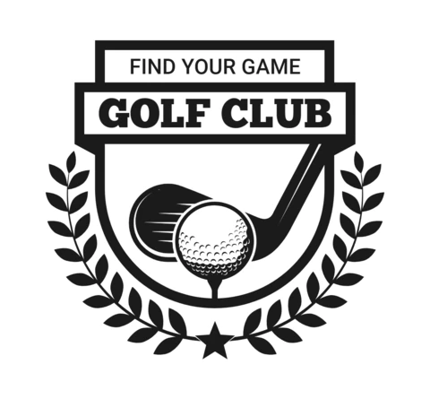 Golf Club Tournament Sports Logo Design Template