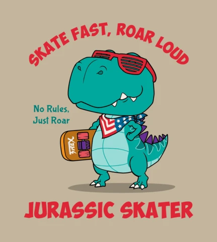 Jurassic patenci tasarım şablonu: hızlı kay, yüksek sesle kükre