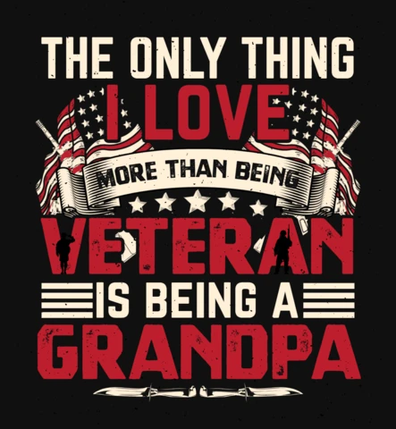 Thing Is Being A Veteran Usa T-Shirt Design Template