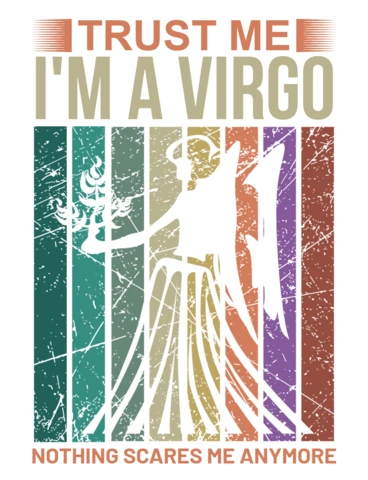 Vintage-Inspired Virgo Design Template: Trust Me, I'm a Virgo!