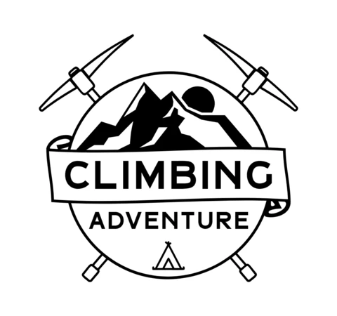 Climbing Badge Template Design
