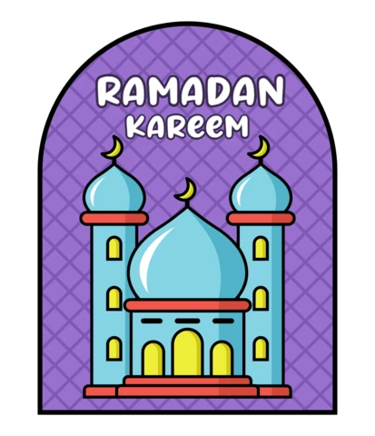 Projekt naklejki Ramadan kareem