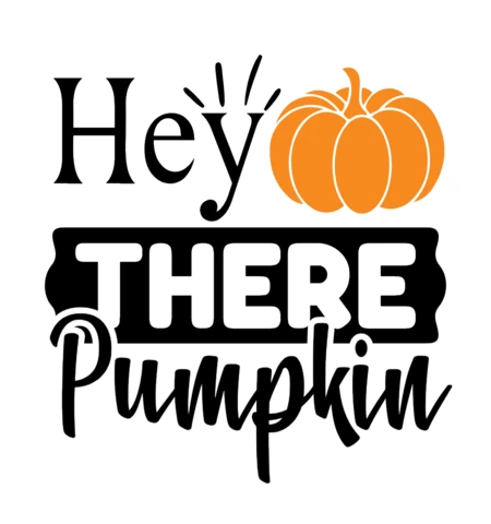 Hey There Pumpkin T-shirt Design Template