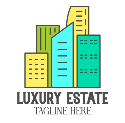 Luxury Estate Logo Template Design