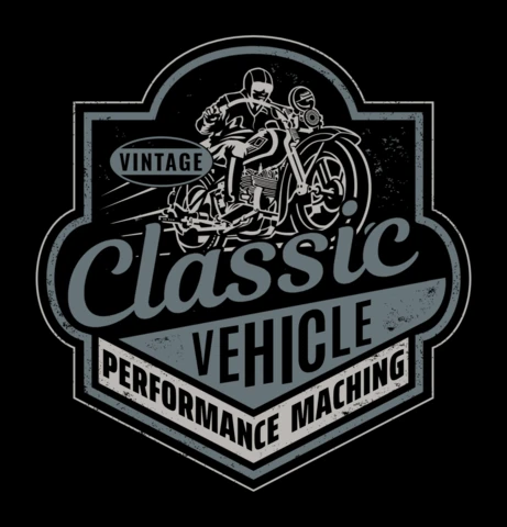 Classic Vehicle Vintage T-shirt Design Template