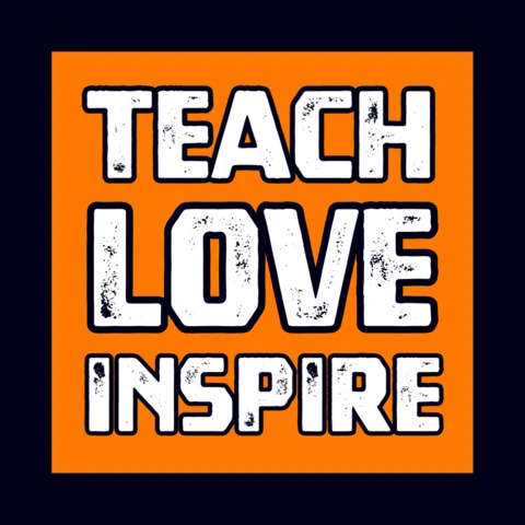 Teach Love Inspire T-Shirt Design Template