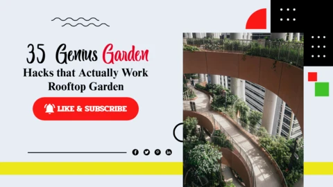 Modèle de conception de publication miniature de chaîne YouTube d'aménagement paysager de jardin