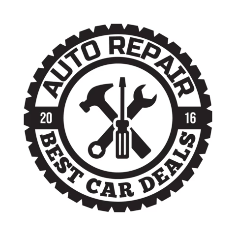 Autoreparaturservice Logo Design Vorlage