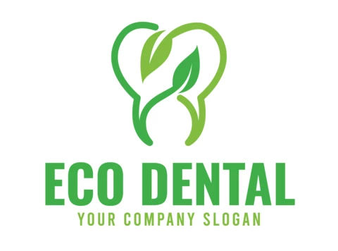 Eco Dental Logo Design Template
