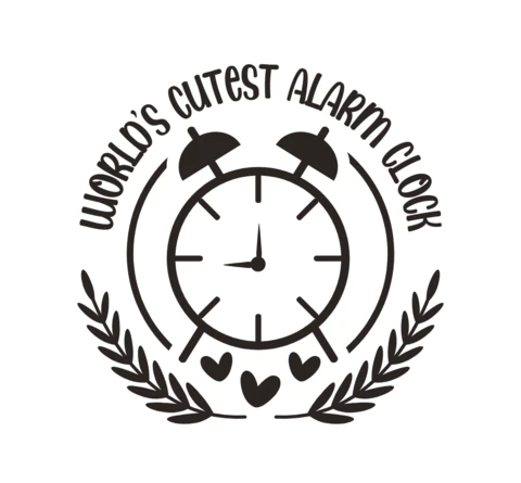 Worlds Cutest Alarm Clock Baby T-Shirt Design