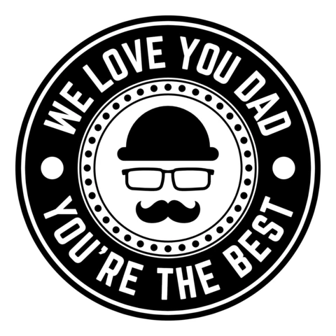 Szablon logo z okazji szczęśliwego dnia ojca