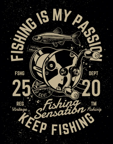 La pêche est ma passion - modèle de t-shirt