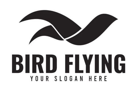 Flying Bird Logo Design Template