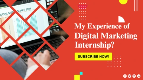Marketing digital canal youtube thumbnail post design template