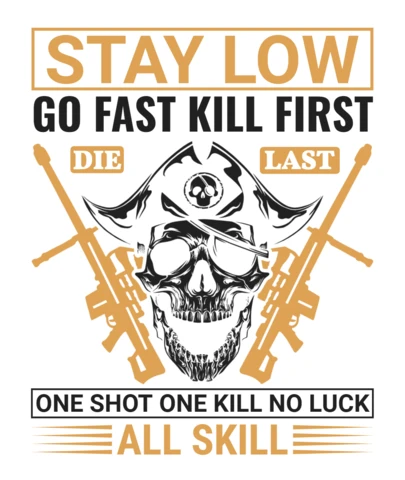 Edgy Skull and Crossbones Design Template for Bold Graphics
