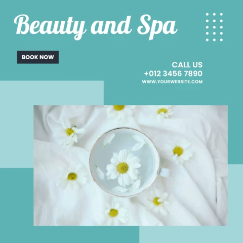 Amazing Beauty and Spa Advertising Social Media Post Design Template